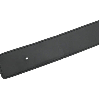 Black Embossed Leather Belt