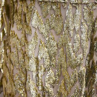 Odina Metallic Fil Coupé Maxi Dress