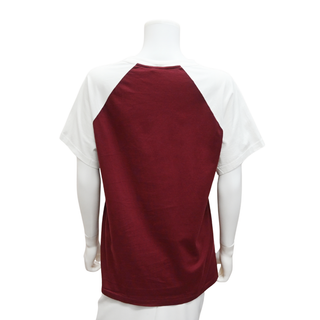 Burgundy & White Logo T-Shirt