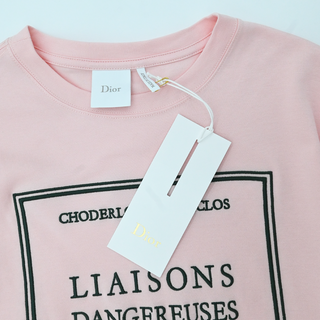 Light Pink Embroidered T-Shirt