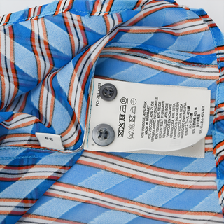 DRIES VAN NOTEN | Clavelly Striped Textile Button-Up Blouse
