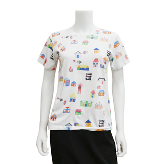 MIRA MIKATI | 'Home Sweet Home' Embroidered T-Shirt