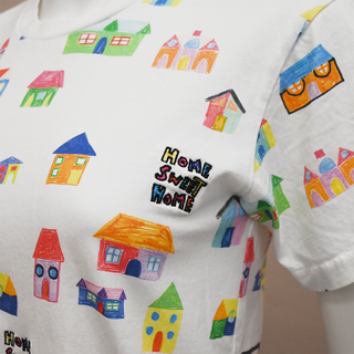 MIRA MIKATI | 'Home Sweet Home' Embroidered T-Shirt