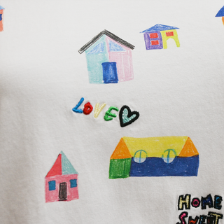 MIRA MIKATI | 'Home Sweet Home' Embroidered T-Shirt