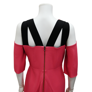 ROLAND MOURET | Keeling Pink Midi Sheath Dress