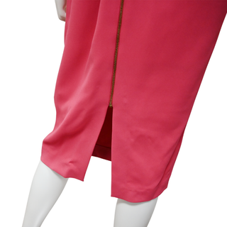 ROLAND MOURET | Keeling Pink Midi Sheath Dress