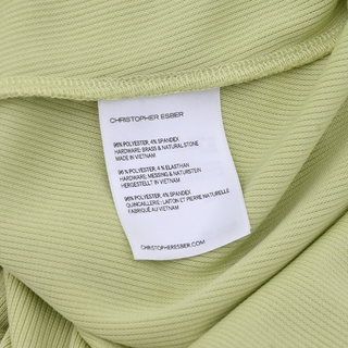 CHRISTOPHER ESBER | Light Green Ribbed Maxi Dress