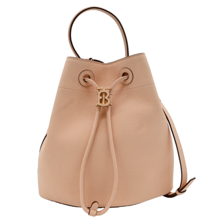 Peach Pink Small TB Drawstring Bucket Bag