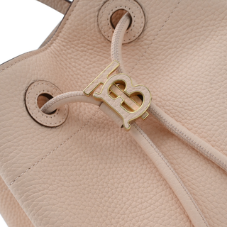 Peach Pink Small TB Drawstring Bucket Bag