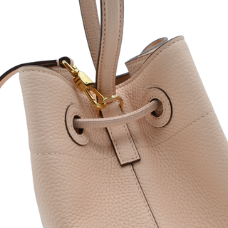 Peach Pink Small TB Drawstring Bucket Bag