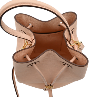 Peach Pink Small TB Drawstring Bucket Bag