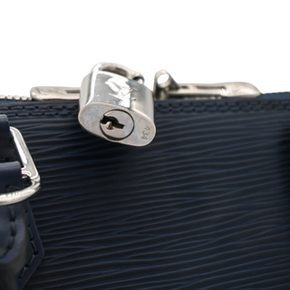 LOUIS VUITTON | Blue Epi Leather Alma PM Bag