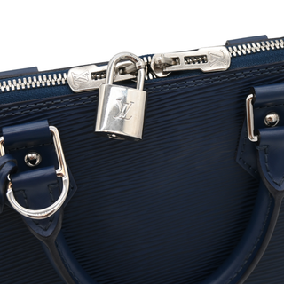 LOUIS VUITTON | Blue Epi Leather Alma PM Bag