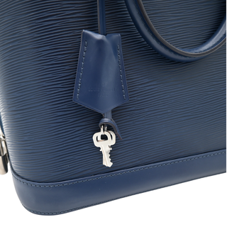 LOUIS VUITTON | Blue Epi Leather Alma PM Bag