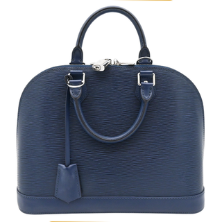 Blue Epi Leather Alma PM Bag