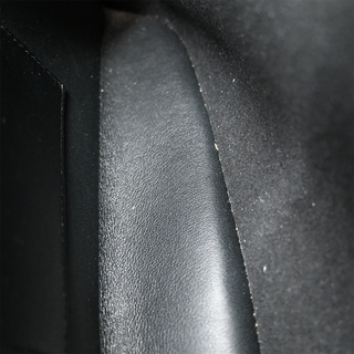 FERRAGAMO | Black Pebbled Leather Glam Top Handle Bag