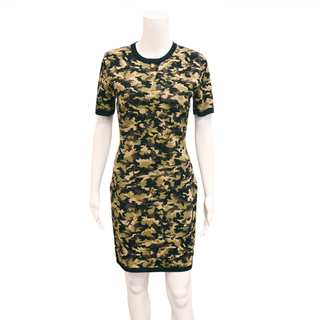 MICHAEL KORS COLLECTION | Camo Knit Sheath Dress