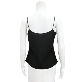 THE ROW | Black Spaghetti-Strap Tank Top