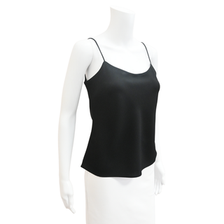 THE ROW | Black Spaghetti-Strap Tank Top