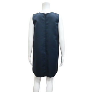 MSGM | Navy Blue Sleeveless Shift Dress