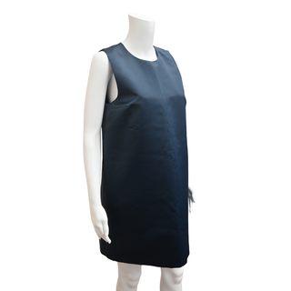 MSGM | Navy Blue Sleeveless Shift Dress