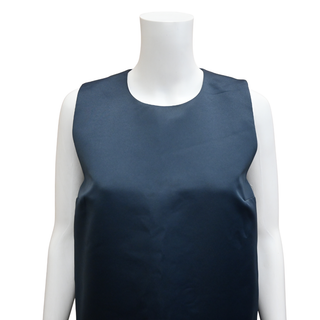 MSGM | Navy Blue Sleeveless Shift Dress
