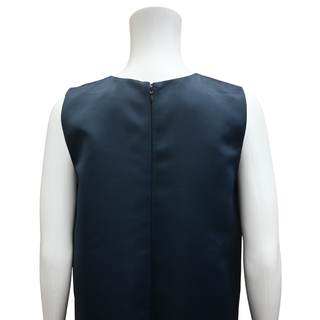 MSGM | Navy Blue Sleeveless Shift Dress