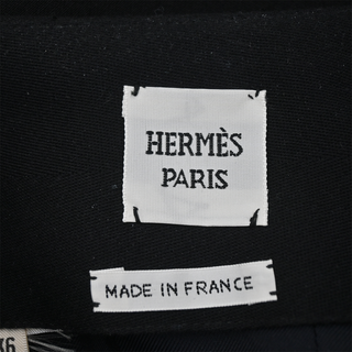 HERMES | Black Tailored Pencil Skirt