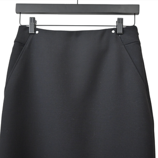 HERMES | Black Tailored Pencil Skirt
