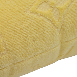 LVacation Yellow Monogram Beach Pillow