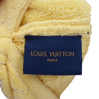 LVacation Yellow Monogram Beach Pillow