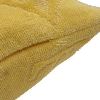 LVacation Yellow Monogram Beach Pillow