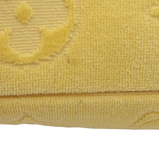 LVacation Yellow Monogram Beach Pillow