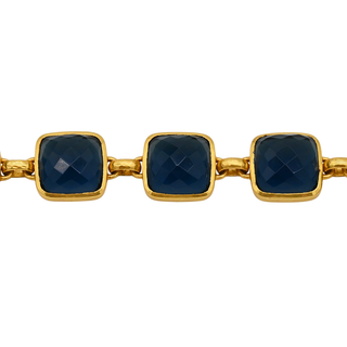 JULIE VOS | Catalina Dark Blue Stone Bracelet