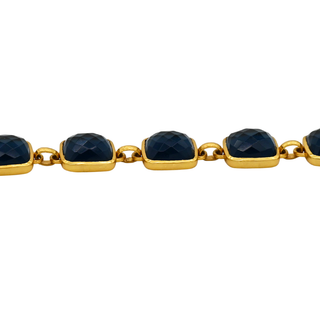 JULIE VOS | Catalina Dark Blue Stone Bracelet