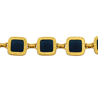 JULIE VOS | Catalina Dark Blue Stone Bracelet