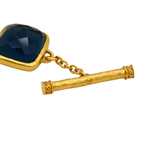 JULIE VOS | Catalina Dark Blue Stone Bracelet