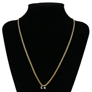 Mini Moon & Star Necklace
