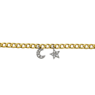 MEIRA T | Mini Moon & Star Necklace