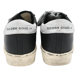 Hi Star Black Leather Platform Sneakers