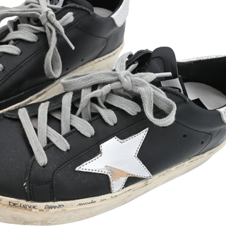 Hi Star Black Leather Platform Sneakers