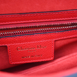 Red Leather Saddle Bag