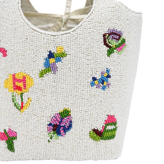 First Bloom Beaded Bag