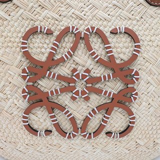 Anagram Iraca Palm Basket Bag