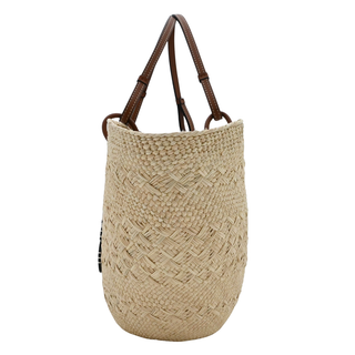 Anagram Iraca Palm Basket Bag