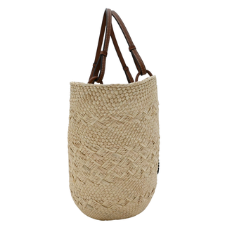 Anagram Iraca Palm Basket Bag