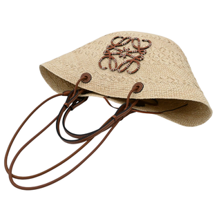 Anagram Iraca Palm Basket Bag