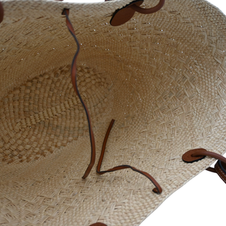 Anagram Iraca Palm Basket Bag