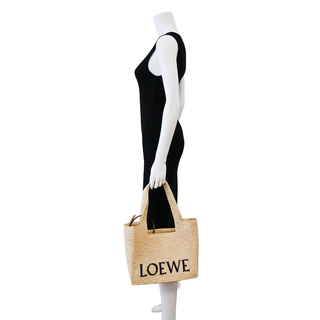 LOEWE | Font Raffia Tote Bag