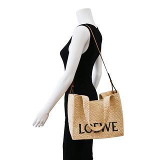 LOEWE | Font Raffia Tote Bag